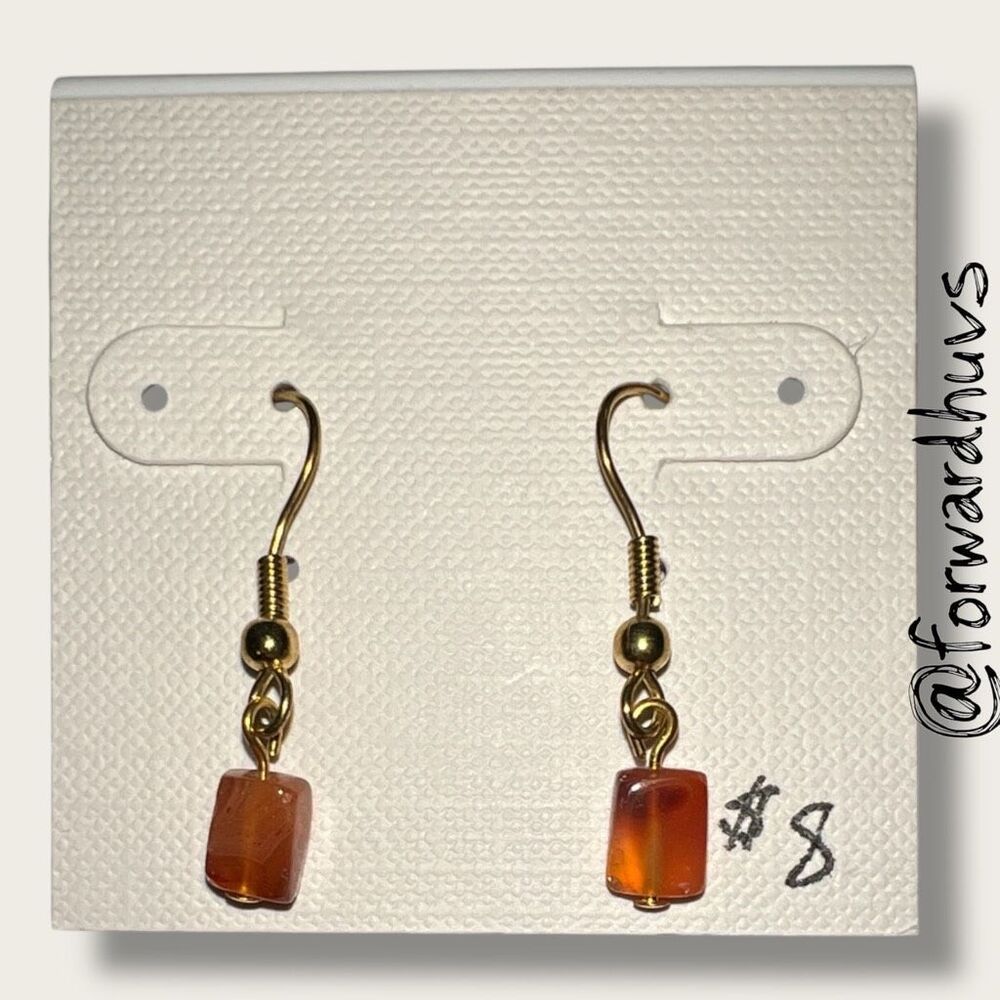 Bundle Sale 3 for $15 | Handcrafted Glass Dangle Earrings